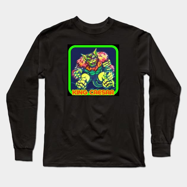 KING CAESAR Long Sleeve T-Shirt by Robzilla2000